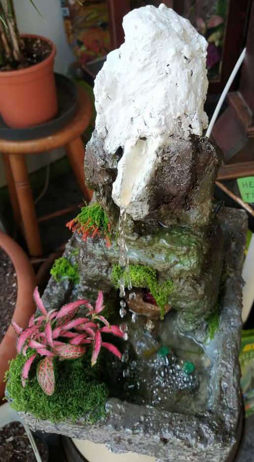 Fuente de montaña de Buda